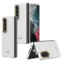 Lade das Bild in den Galerie-Viewer, Full-Protection Hard Case With Electroplated lens Frame For Samsung Galaxy Z Fold4 5G
