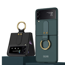 Load image into Gallery viewer, Ultra-Thin Galaxy Z Flip4 5G All-inclusive Electroplating Ring Case
