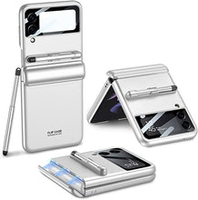 Charger l&#39;image dans la galerie, Magnetic Hinge Protection Galaxy Flip4 5G Case With Capacitive Pen
