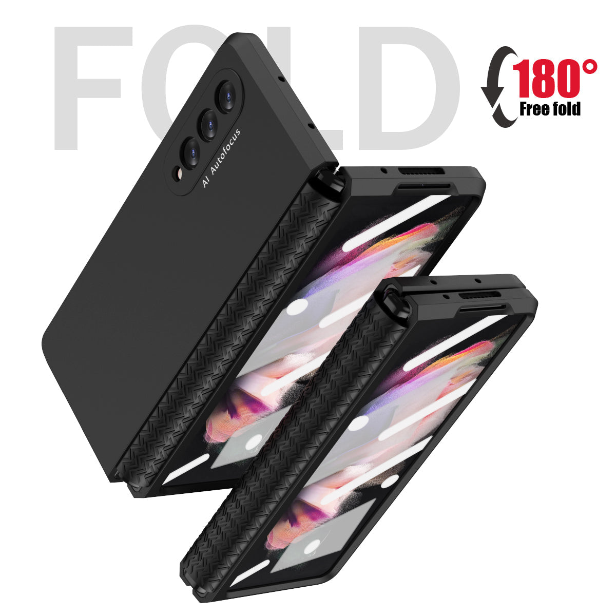 Samsung Galaxy Z Fold 3 5G Case With Front Film & TPU Hinge