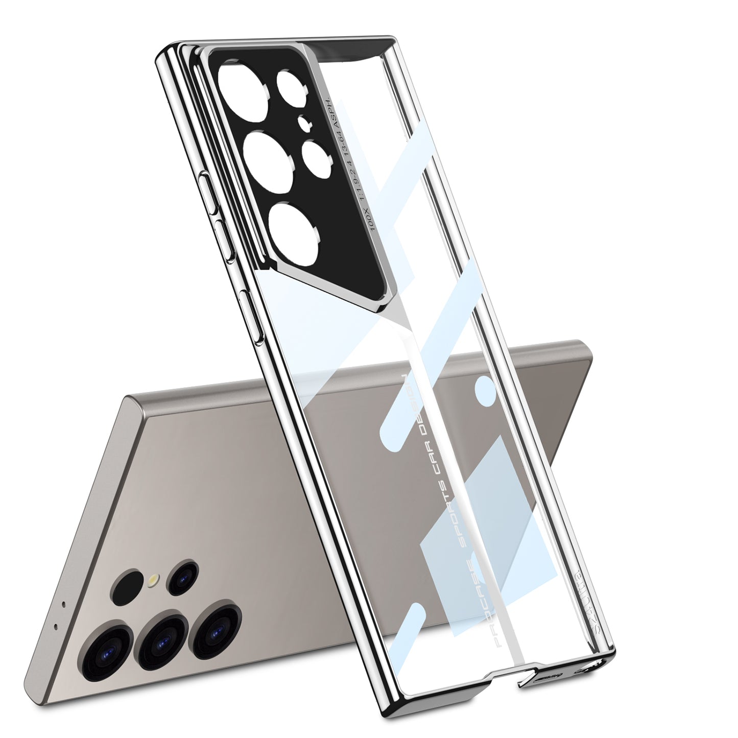 Transparent Electroplated Case For Samsung S24Ultra