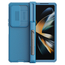 Load image into Gallery viewer, Full Protection Samsung Galaxy Z Fold4 5G Case with S pen Slot Camera Lens Protector and Stand
