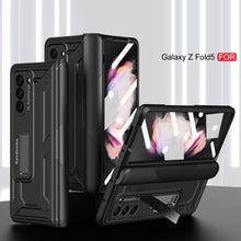 Cargar imagen en el visor de la galería, 360 All Inclusive Samasung Galaxy Z Fold5 Case With Hinge Lid &amp; Kick-stand
