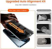 Charger l&#39;image dans la galerie, iPhone Anti-Spy Screen Protector With Auto Alignment Kit
