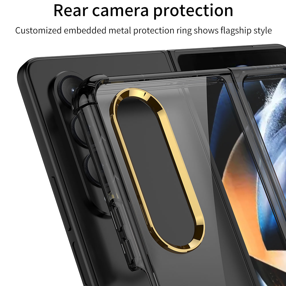 Samsung Galaxy Z Fold4 5G Airbag Anti-Fall Case With Tempered Film