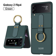 Load image into Gallery viewer, Ultra-Thin Galaxy Z Flip4 5G All-inclusive Electroplating Ring Case
