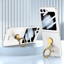 Load image into Gallery viewer, Luxury Slim Phone Case with 3-Axis Ring Mount and Front Screen Protector
