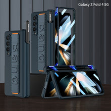 Carregar imagem no visualizador da galeria, Magnetic Samsung Galaxy Z Fold4 5G Luxury Wristband Case with Screen Protector and S Pen Slot
