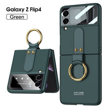 Carregar imagem no visualizador da galeria, Samsung Galaxy Z Flip4 5G Ultra-Thin Hard Cover with Ring
