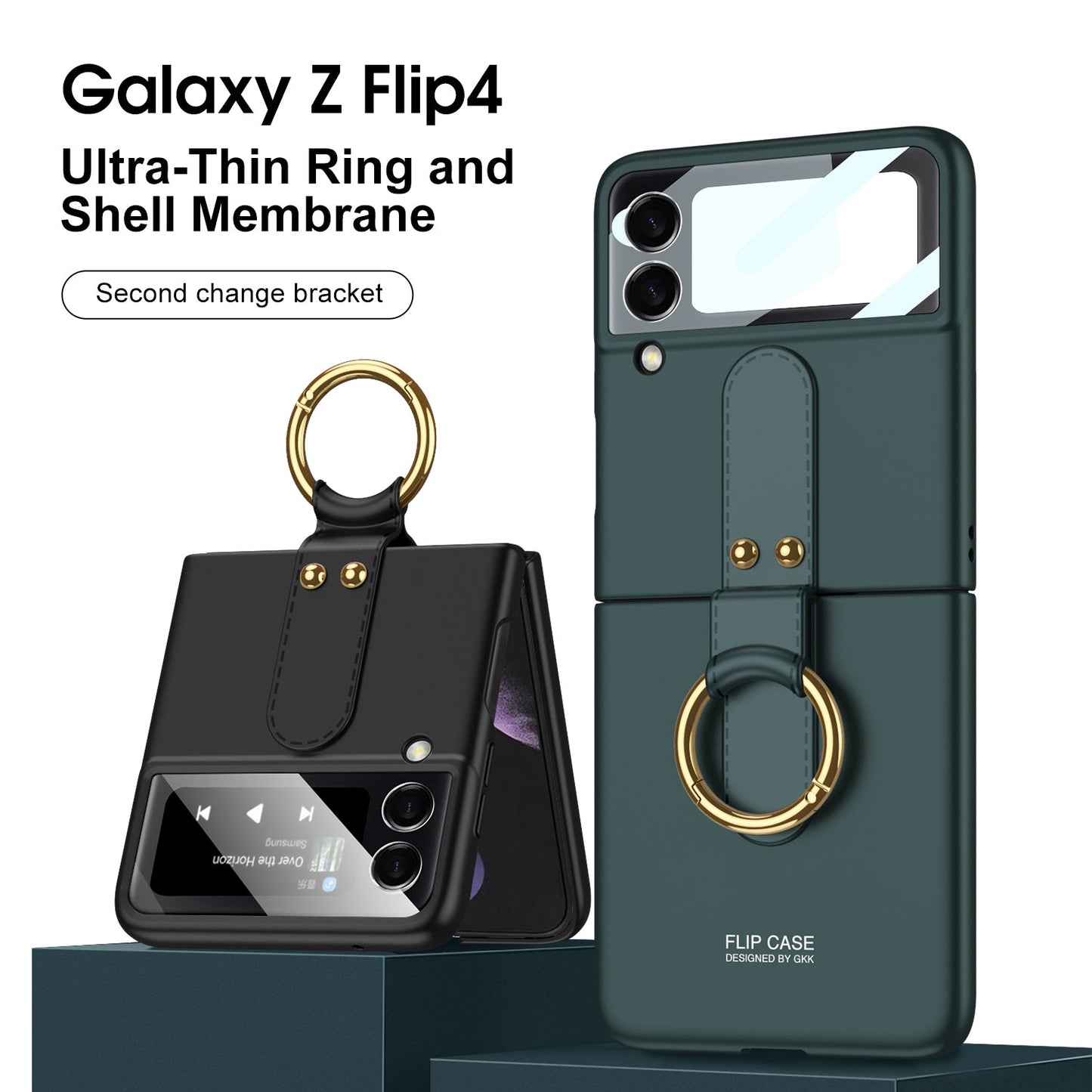 Samsung Galaxy Z Flip4 5G Ultra-Thin Hard Cover with Ring