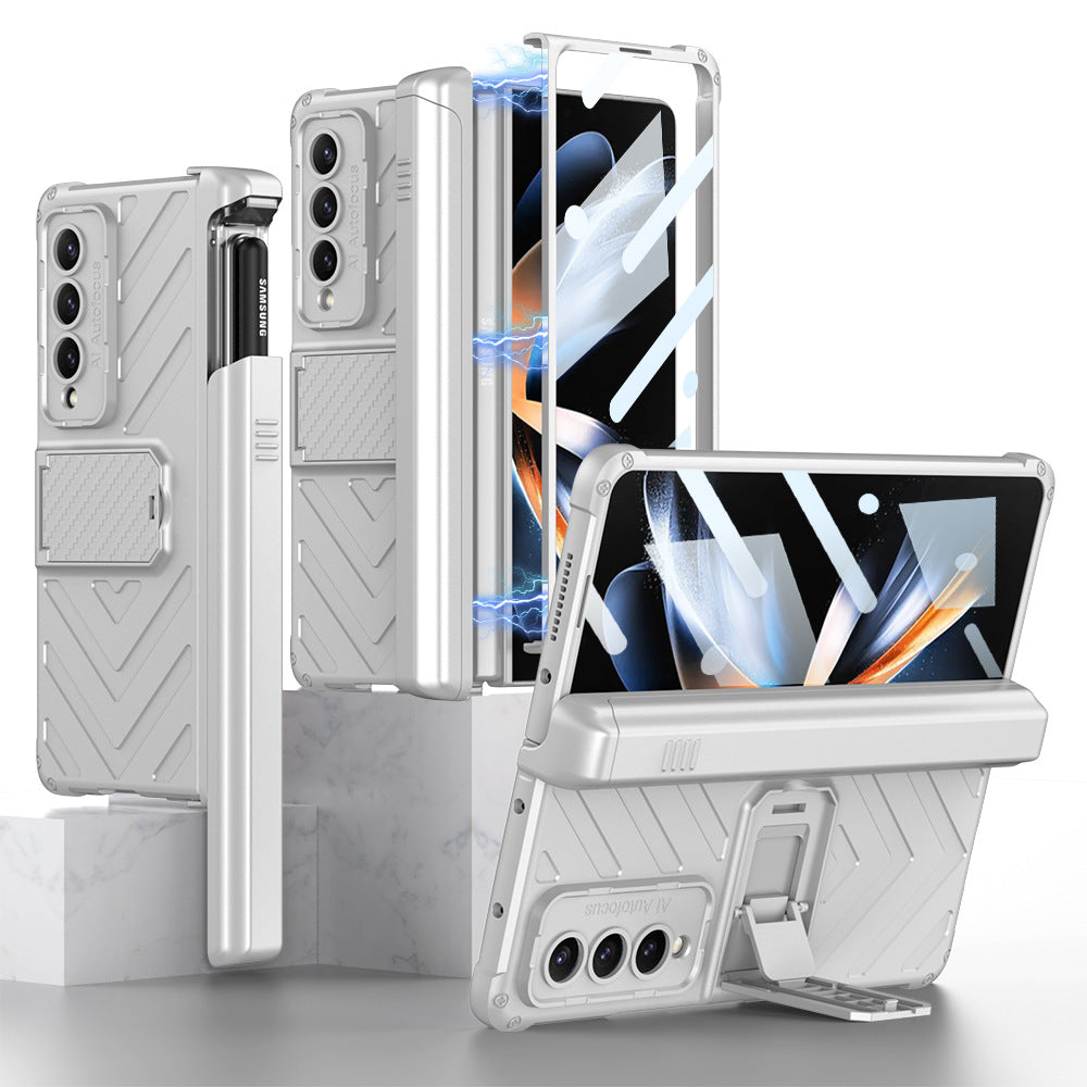 Magnetic Samsung Galaxy Z Fold4 5G Case Hinge Full Protect With Slide Pen Slot