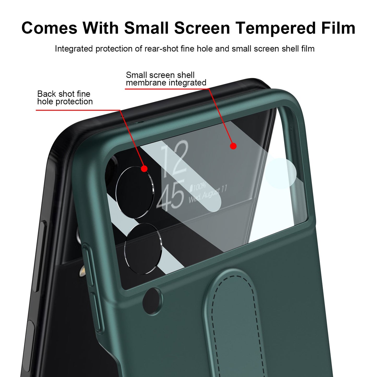 Samsung Galaxy Z Flip4 5G Ultra-Thin Hard Cover with Ring
