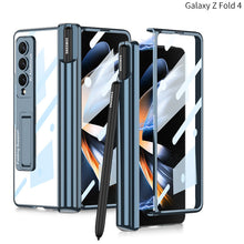 Load image into Gallery viewer, Galaxy Z Fold4 Magnetic Pen Holder Folding Bracket Shell Case With Film Integration And Folding Support
