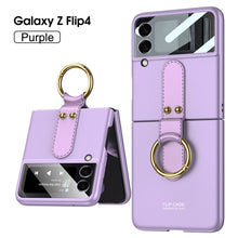 Carregar imagem no visualizador da galeria, Samsung Galaxy Z Flip4 5G Ultra-Thin Hard Cover with Ring
