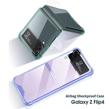 Carregar imagem no visualizador da galeria, Samsung Galaxy Z Flip 4 5G Case Airbag Corner Hard Silicone Cover
