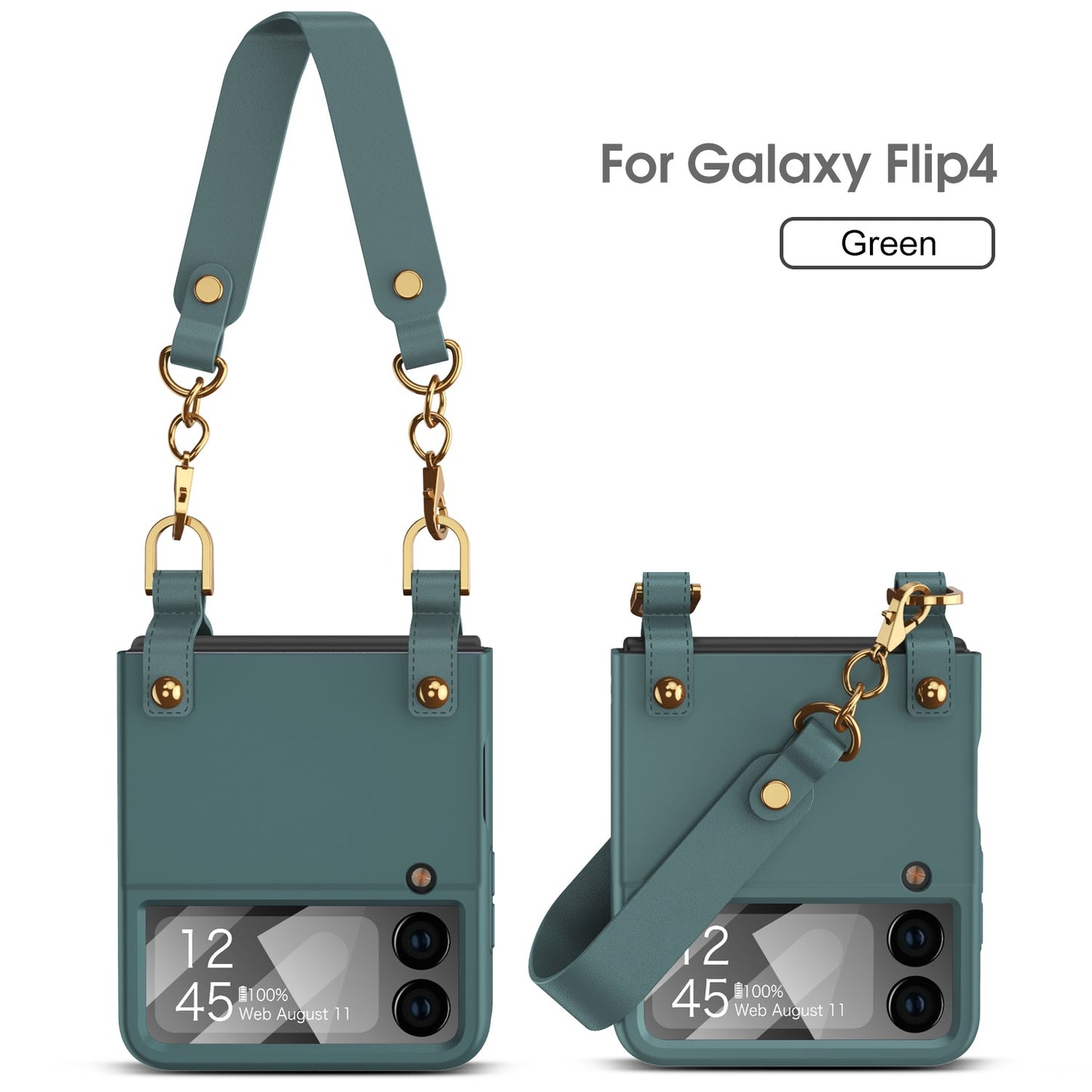 Handbag Style Samsung Galaxy Z Flip4 5G Case With Wristband