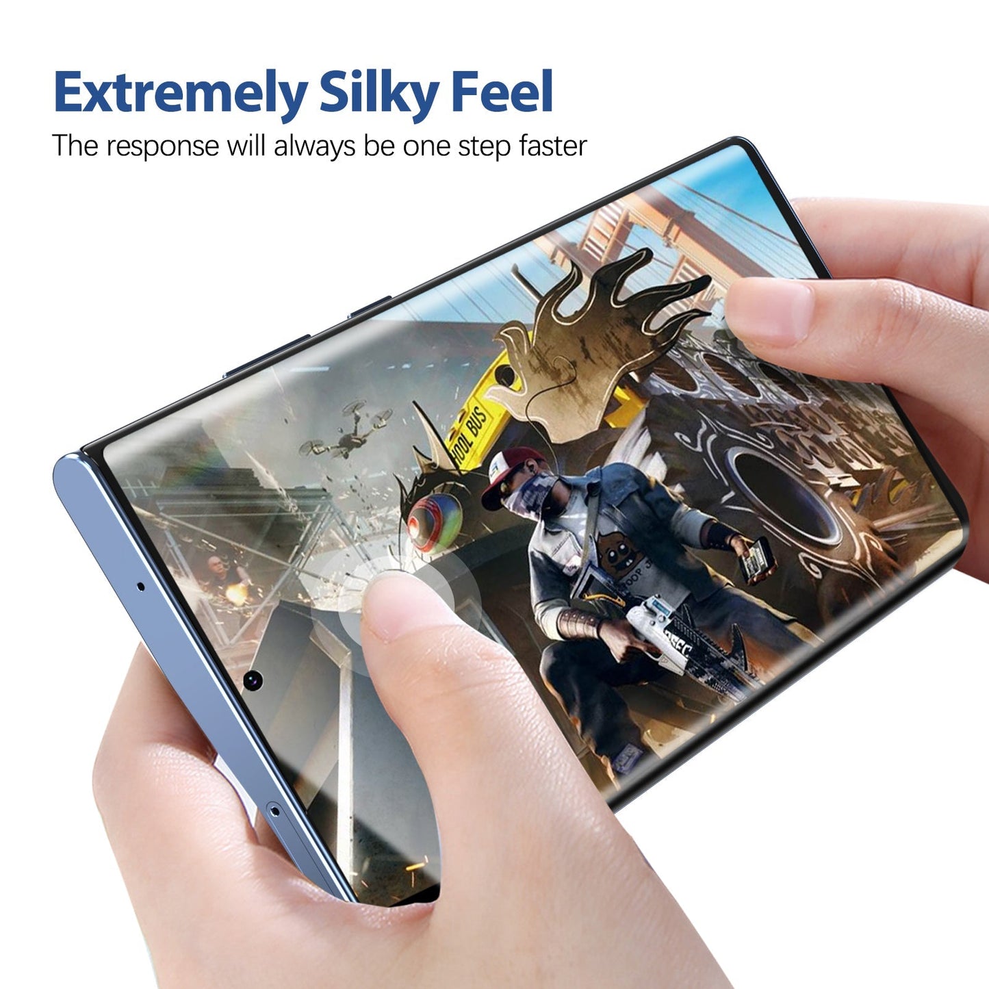 EZ-Fit Screen Protector Film with Installation Box for Galaxy S23Ultra / S22Ultra / 21Ultra