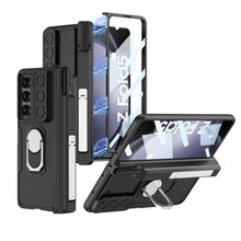 Charger l&#39;image dans la galerie, Magnetic Folding Armor Pen Case Slide Lens Cover Film Integrated Case For Samsung Galaxy Z Fold5
