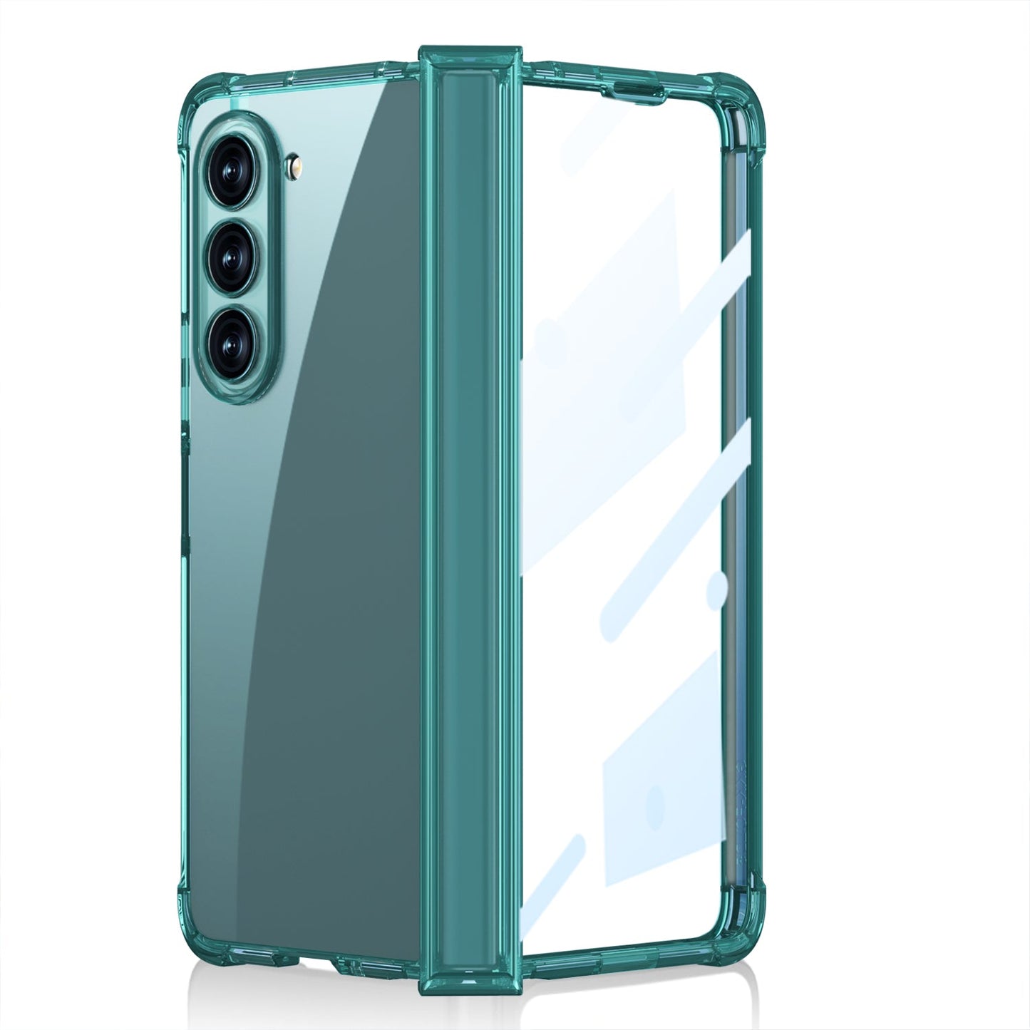 Samsung Galaxy Z Fold5 Air Bag Anti-Crash Shell Case Membrane Integrated Come with Protective Film