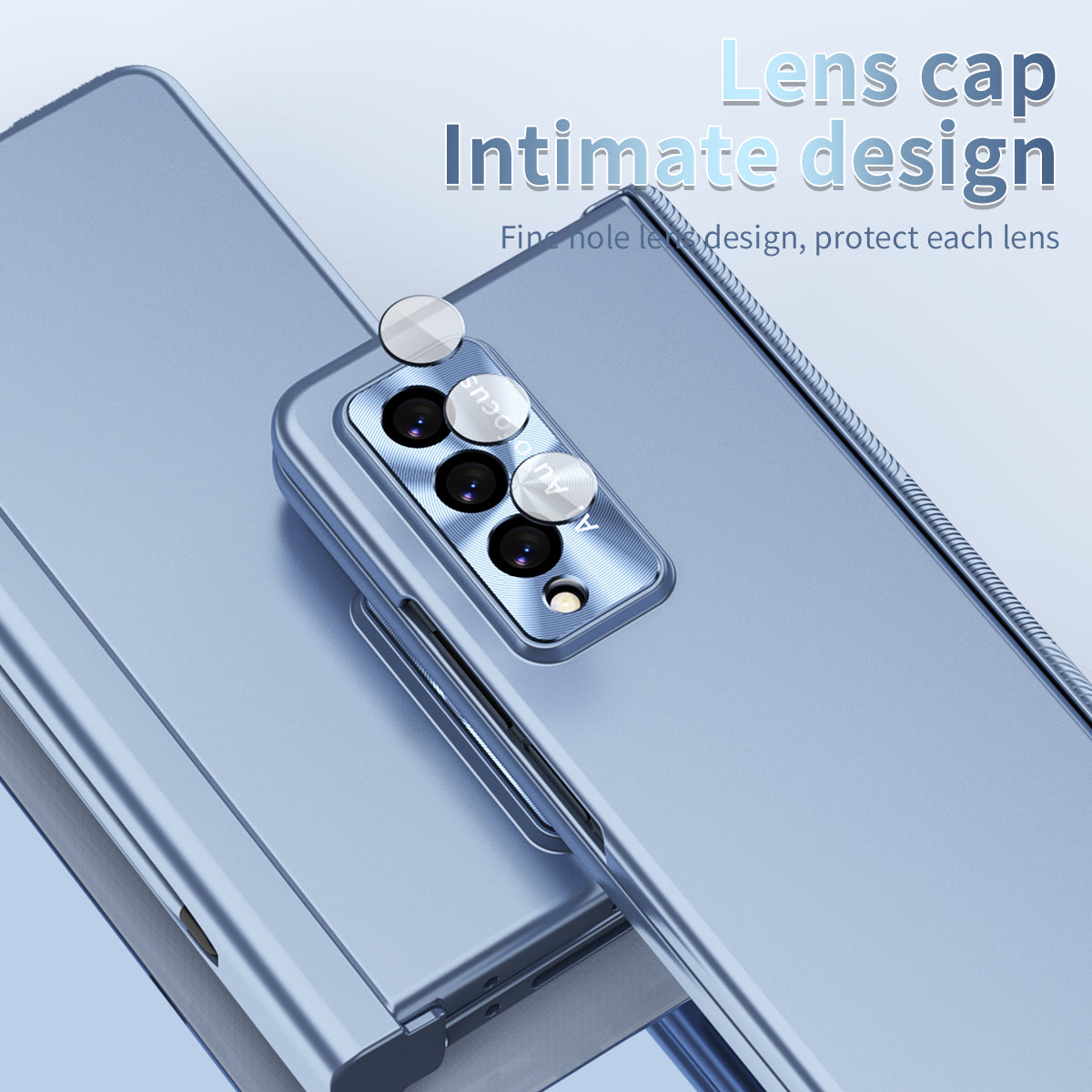 Samsung Galaxy Z Fold4 5G Electroplated Case With Double Hinges and Stylus