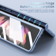 Carregar imagem no visualizador da galeria, Samsung Galaxy Z Fold4 5G Electroplated Case With Double Hinges and Stylus
