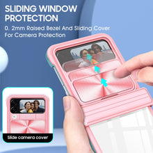 Cargar imagen en el visor de la galería, Anti-Slip Clear Acrylic Case for Samsung Galaxy Z Flip4 5G
