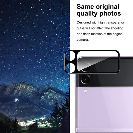 Camera Lens Protector Back Screen Tempered Glass For Samsung Galaxy Z Flip3 5G Z Flip 3 Protection Film Anti-Scratch
