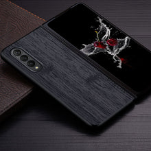 Load image into Gallery viewer, Samsung Galaxy Z Fold4 5G Bamboo Wood Pattern Leather Cover
