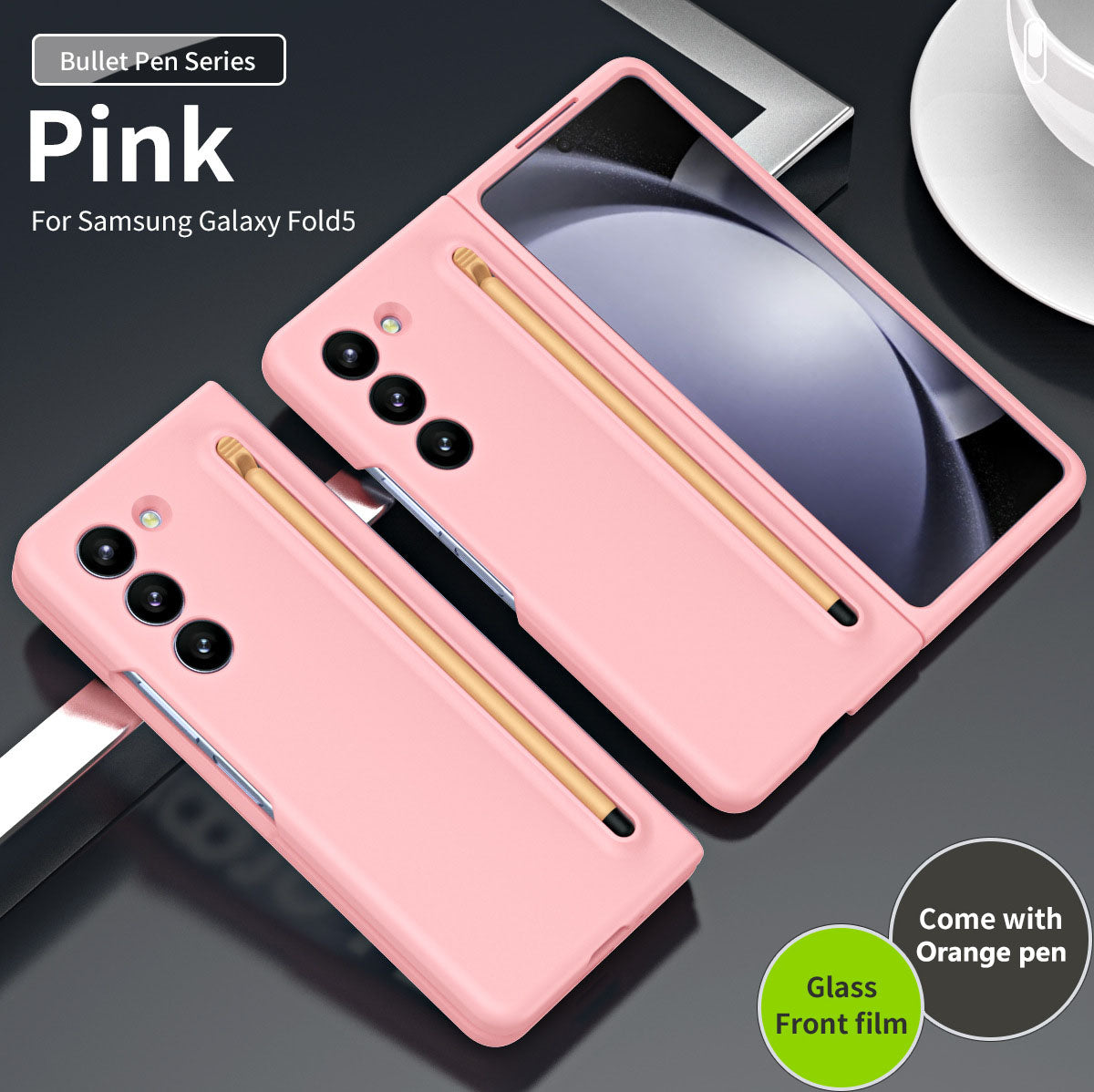 Anti-fall Protective Phone Case With Pen & Film For Samsung  Z Fold5 Fold4 Fold3