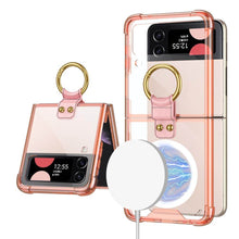 Charger l&#39;image dans la galerie, Galaxy Z Flip3 Flip4 Magnetic MagSafe Airbag Anti-fall Wireless Charging Phone Case

