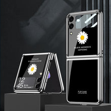 Cargar imagen en el visor de la galería, Samsung Galaxy Z Flip 3 5G Case Cover Palting Tempered Glass Hard Full Camera Protection Cover for Z Flip3
