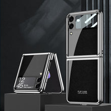 Cargar imagen en el visor de la galería, Samsung Galaxy Z Flip 3 5G Case Cover Palting Tempered Glass Hard Full Camera Protection Cover for Z Flip3
