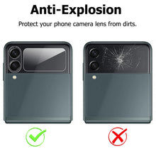 Cargar imagen en el visor de la galería, Samsung Galaxy Z Flip4 5G Camera Lens Glass &amp; Rear Screen Protector
