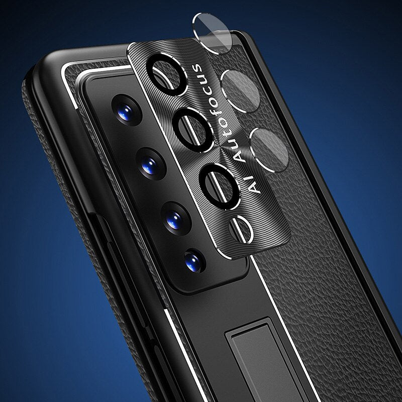 Samsung Galaxy Z Fold4  5G Aluminum Alloy Case Magnetic Hinge With Stylus