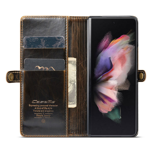 Business Leather Case for Samsung Galaxy Z Fold4 5G Card holder Cover