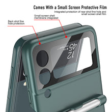 Carregar imagem no visualizador da galeria, Capacitance Pen Plastic Cover For Samsung Galaxy Z Flip 3 5G Case Finger-Ring Back Screen Protector Cover For Galaxy Z Flip3
