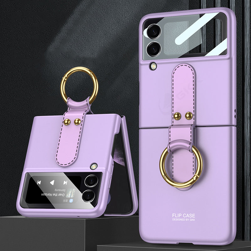 Case For Samsung Galaxy Z Flip 3 5G Ultra-thin With Back Screen Protector Hard Matte Plastic Cover For Samsung Z Flip3 5G