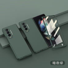 Carregar imagem no visualizador da galeria, Samsung Galaxy Z Fold 3 5G Ultra-Thin Anti-knock Hard Matte Outer Screen Glass Case For Samsung Z Fold 3 5G Cover
