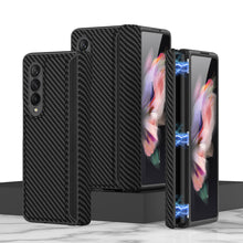 Load image into Gallery viewer, Leather Magnetic Frame Case Cover For Samsung Galaxy Z Fold 3 5G All-Included Hard Phone Cover For Samsung Z Fold3 5G Case
