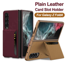 Lade das Bild in den Galerie-Viewer, Leather Ultra-thin Card Package Cover For Samsung Galaxy Z Fold 4 5G
