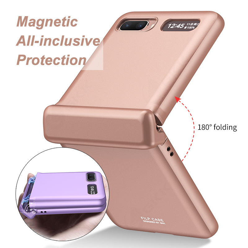 Magnetic Full Protection Case For Samsung Galaxy Z Fold 2 Flip 3 5G Hard Plastic Phone Cover For Samsung z Fold3 Flip3 Case