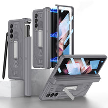 Load image into Gallery viewer, Magnetic Screen Glass Holder Cover For Samsung Galaxy Z Fold 3 All-included Slide Pen Case Plastic For Galaxy Z Fold3 Cover
