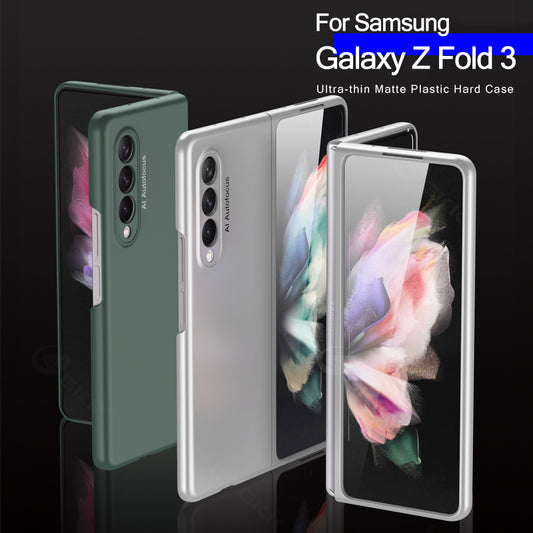 Case For Samsung Galaxy Z Fold 3 5G Cover Slim Shockproof Protection Matte Plastic Hard For Samsung Z Fold3 5G Case