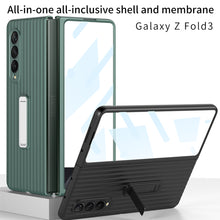Cargar imagen en el visor de la galería, Outer Screen Glass Luggage Design Case For Samsung Galaxy Z Fold 3 5G Anti-knock Plastic Cover For Samsung Z Fold 3 5G Case
