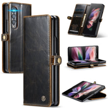 Load image into Gallery viewer, Business Leather Case for Samsung Galaxy Z Fold4 5G Card holder Cover
