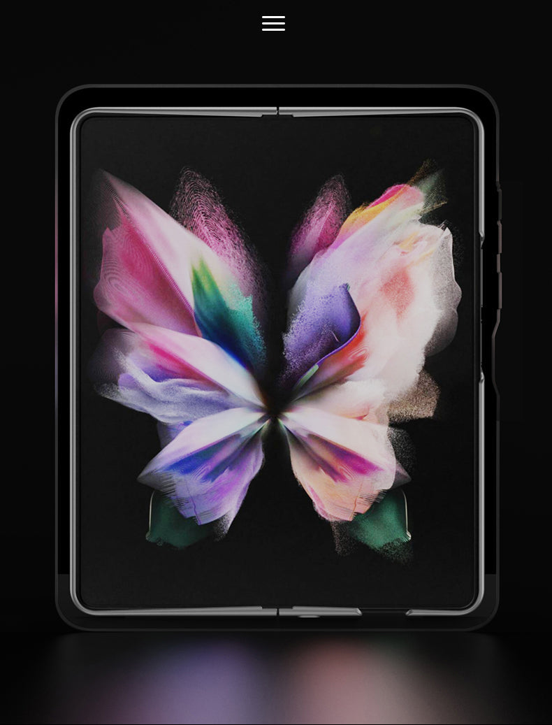 Stainless Steel Phone Case For Samsung Galaxy Z Fold 4 5G Metal Case