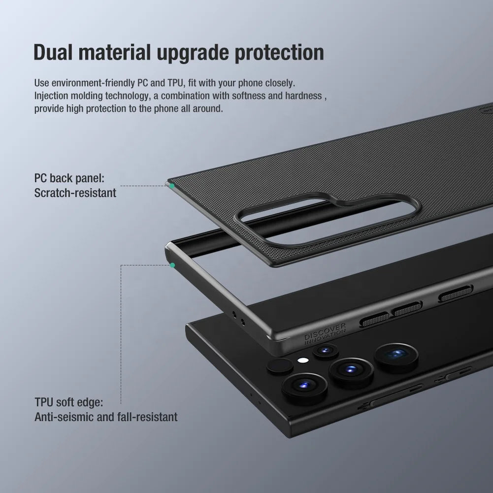 Anti-Finger Print Strong Protective Phone Case for Samsung Galaxy S24 Ultra