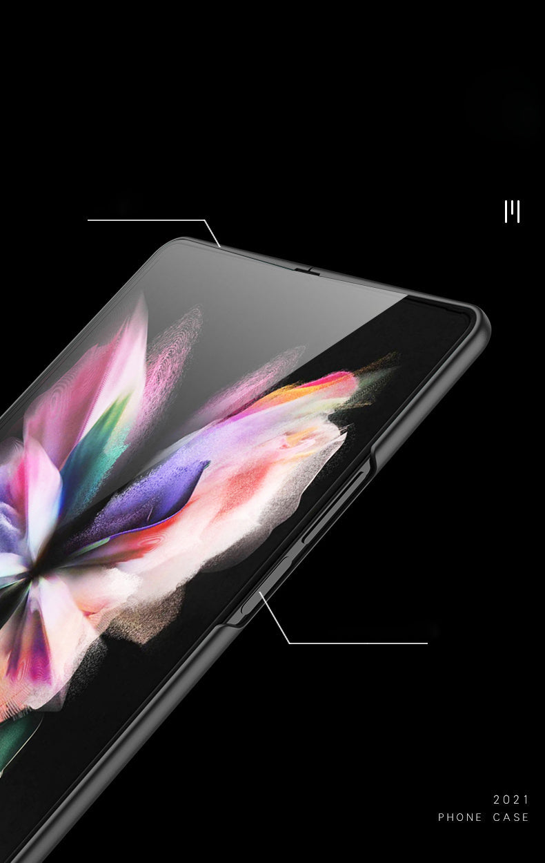 Stainless Steel Phone Case For Samsung Galaxy Z Fold 4 5G Metal Case
