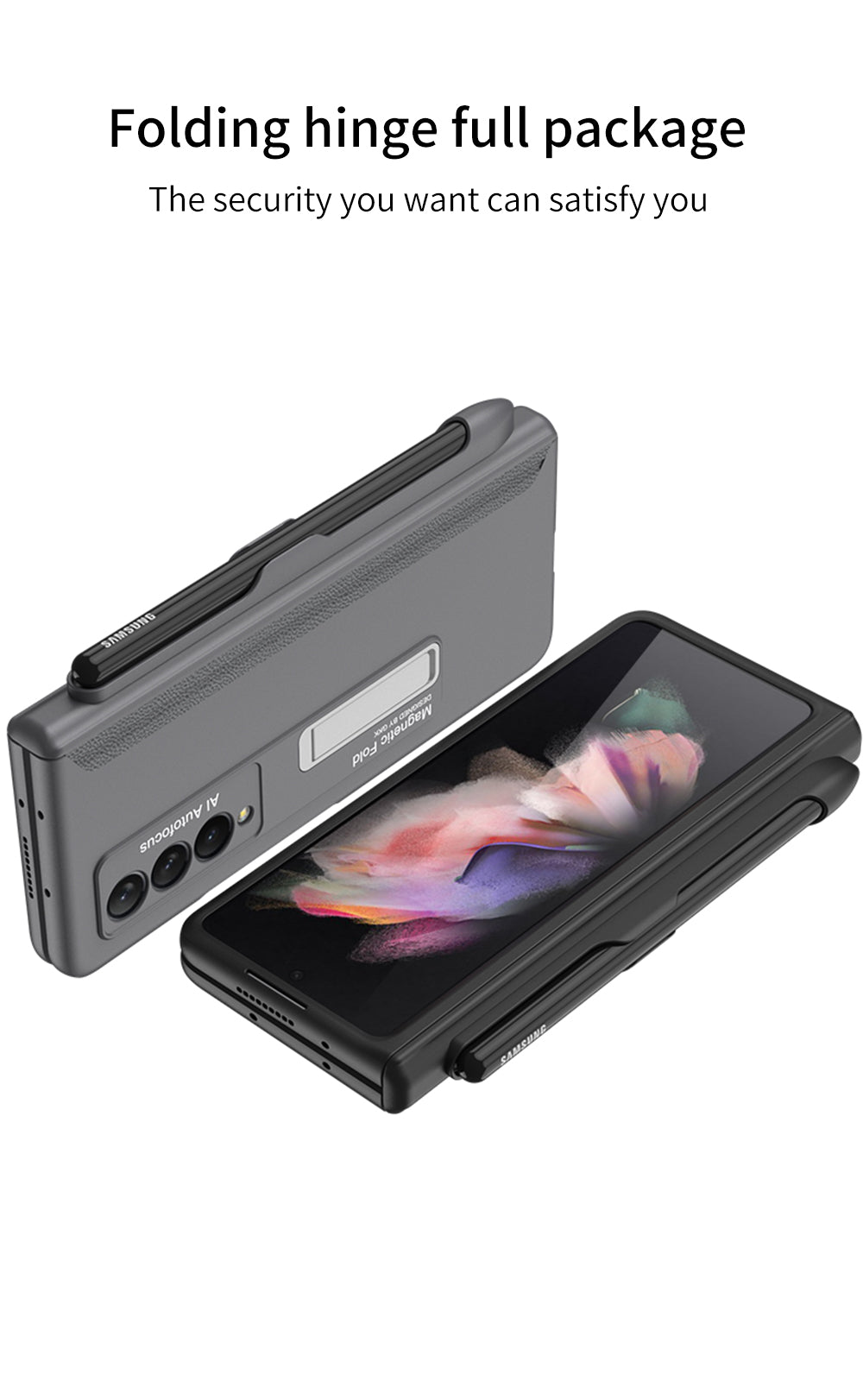 Magnetic All-inclusive Protection Case Cover For Samsung Galaxy Z Fold 3 5G