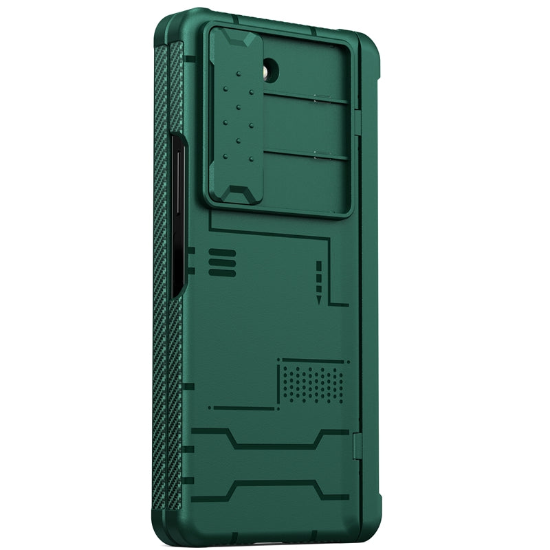 Shockproof Camera Protective Hard PC Cover with Bracket Kickstand Phone Case For Samsung Galaxy Z Fold 5 5G